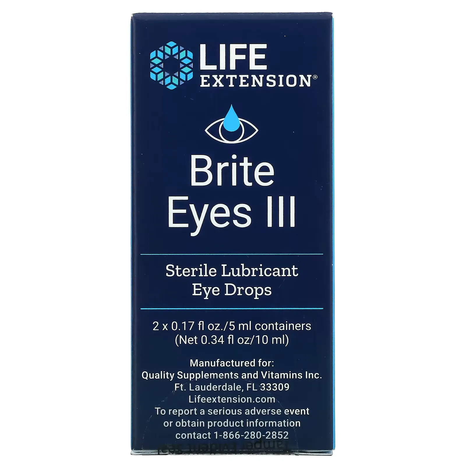 Brite Eyes III, 2 Vials, 0.17 fl oz. (5 ml) Each