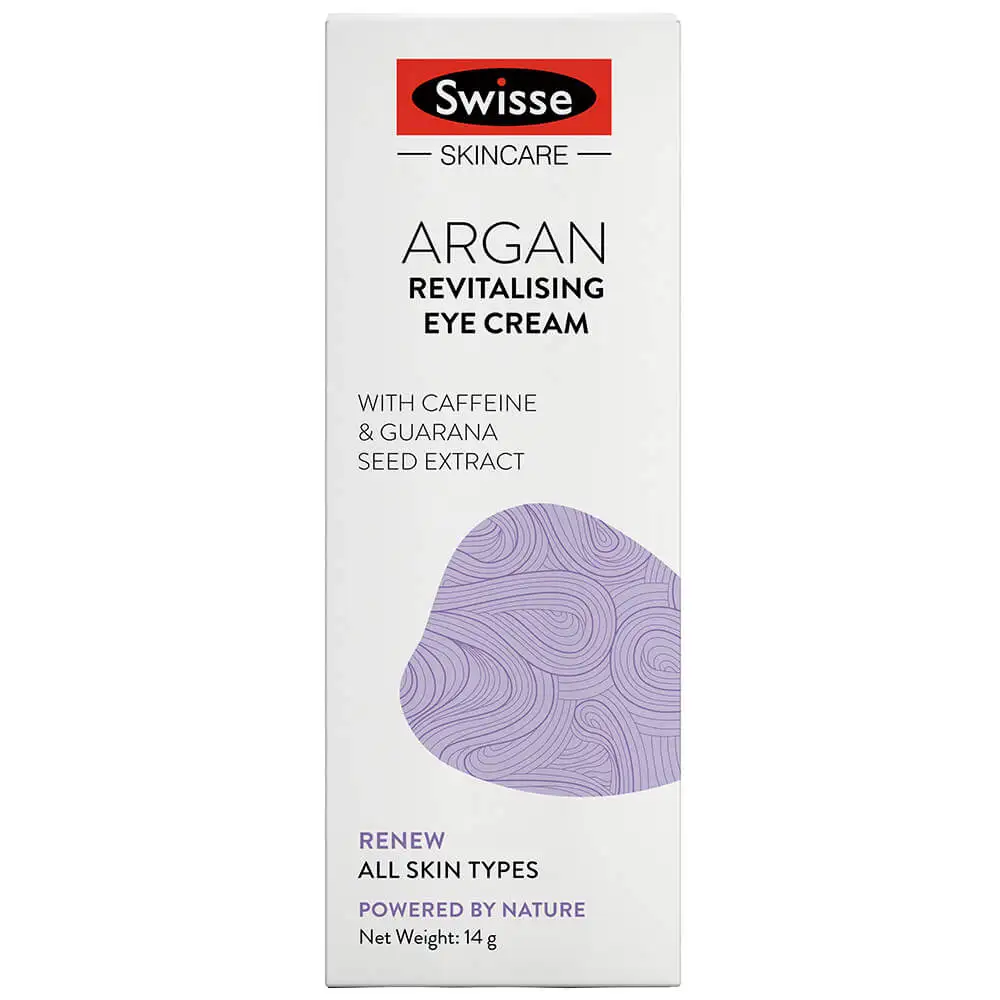 Swisse Skincare Argan Revitalising Eye Cream,  14 g  for All Skin Types