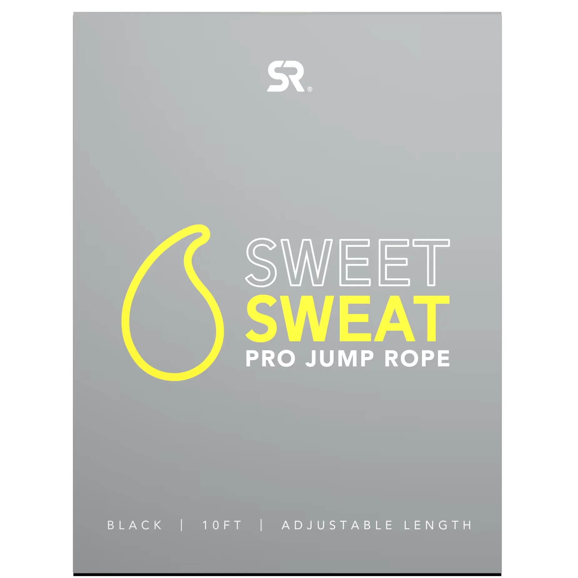 Sweet Sweat Pro Jump Rope, Black, 1 Jump Rope