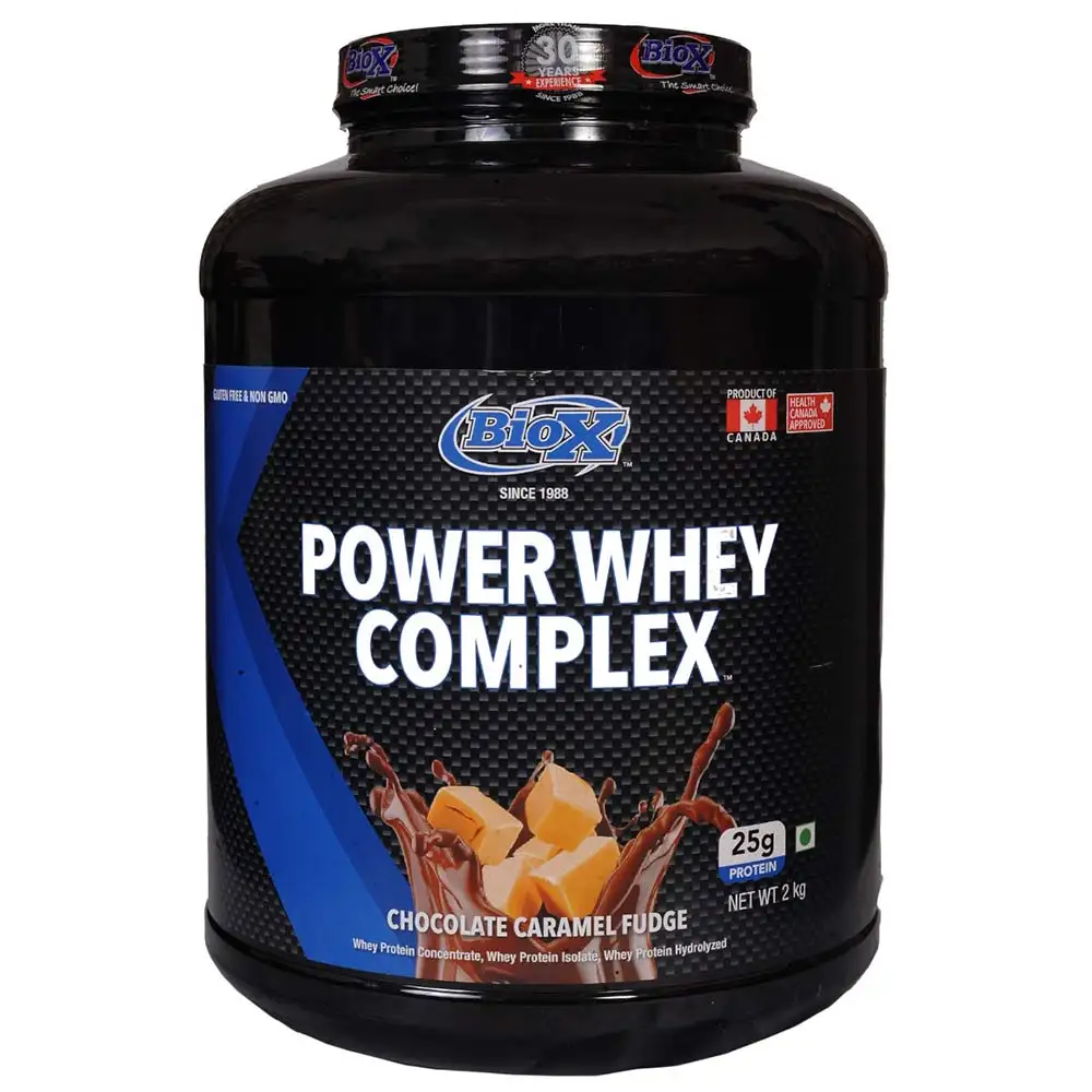 Biox Power Whey Complex,  4.4 lb  Chocolate Caramel Fudge