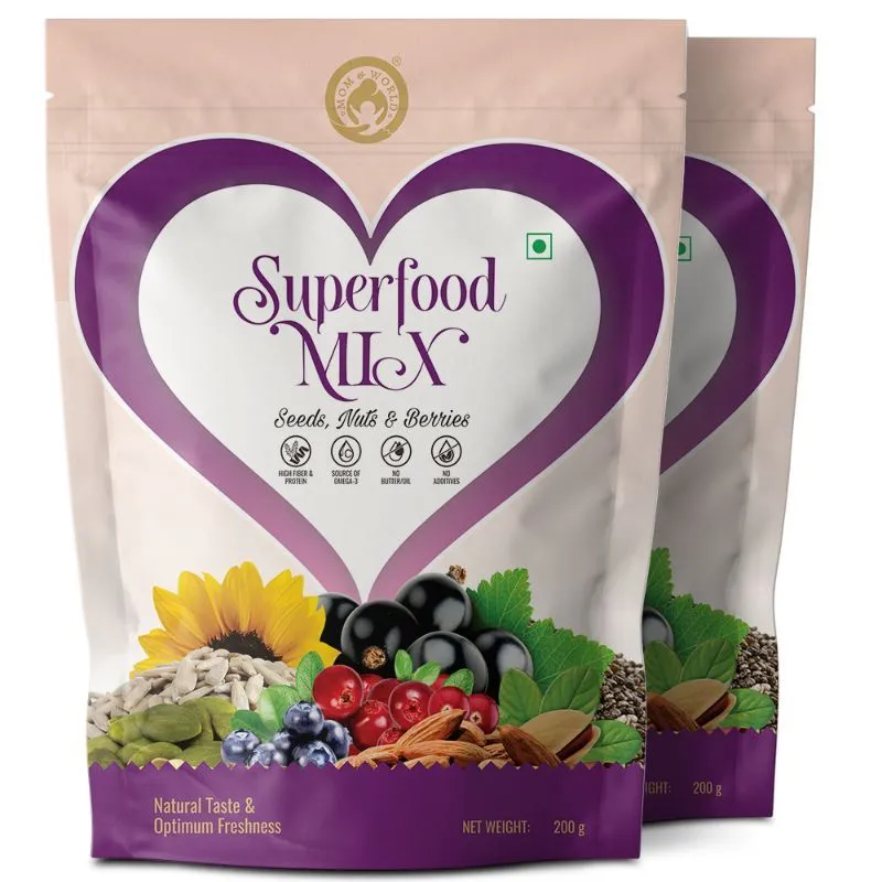 Mom & World Superfood Mix Seeds, Nuts & Berries