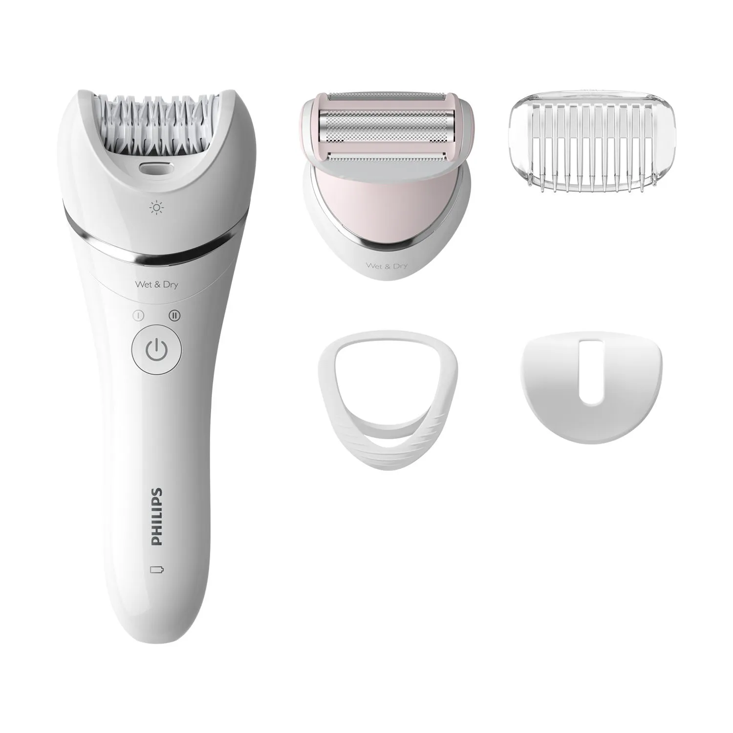 Philips Cordless Epilator - All-Rounder for Face and Body Hair Removal BRE710/00