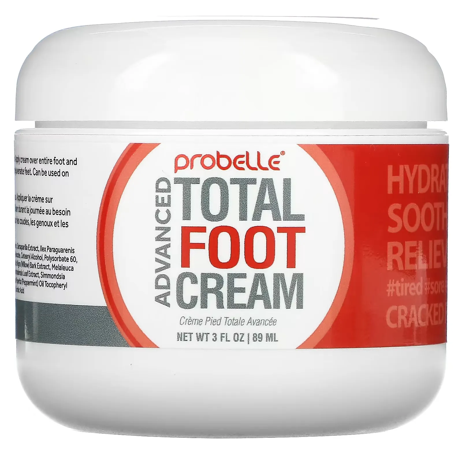 Advanced, Total Foot Cream, 3 fl oz (89 ml)