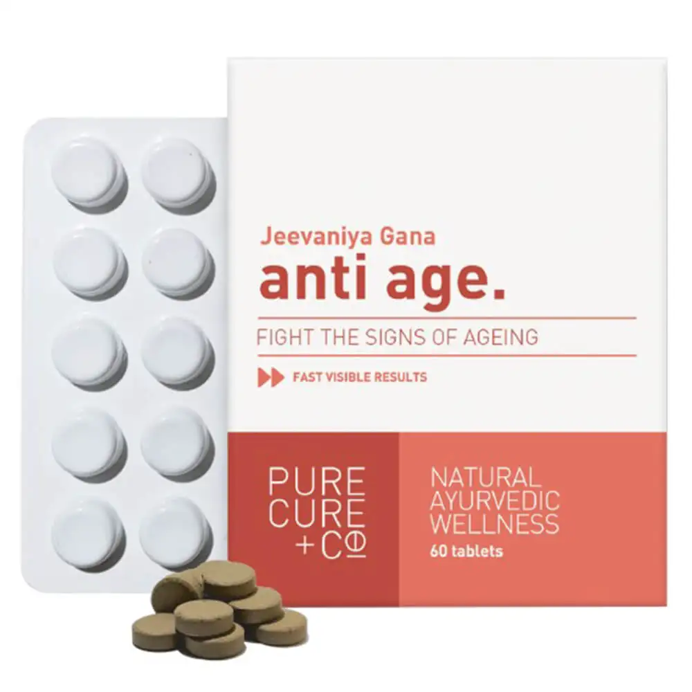 Pure Cure + Co Jeevaniya Gana Anti Age,  60 tablet(s)