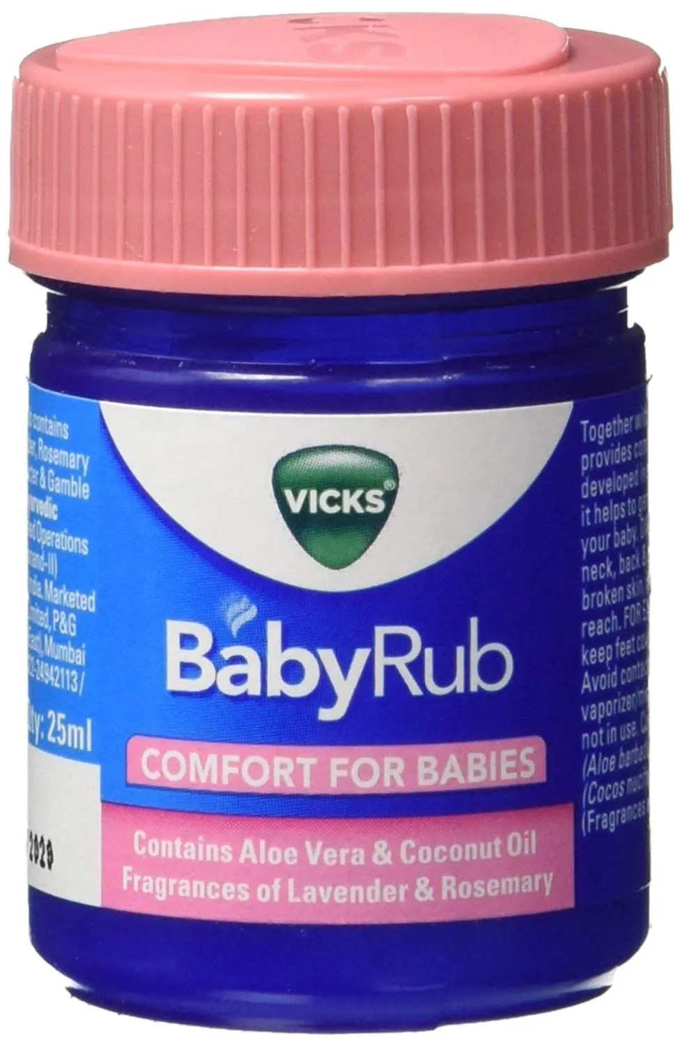 Vicks BabyRub Soothing Vapor Ointment for Babies