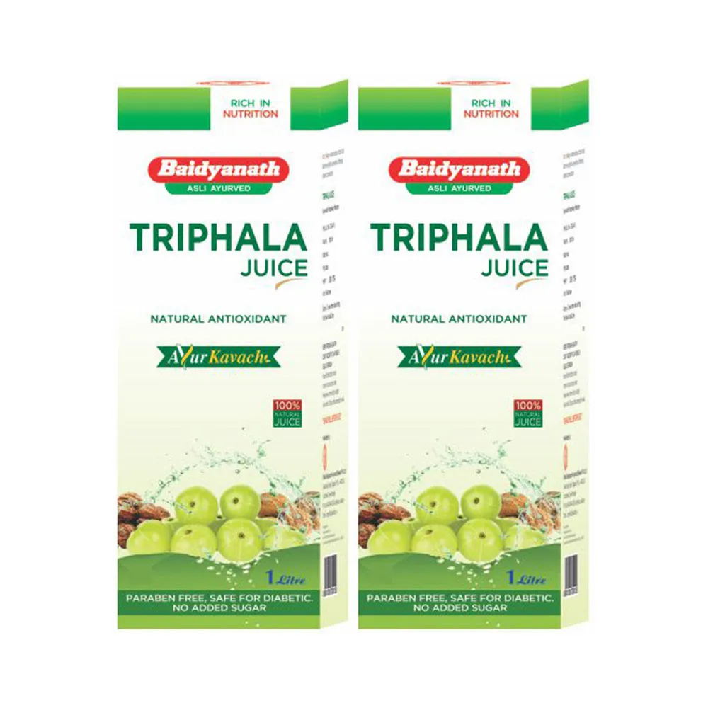 Baidyanath Triphala Juice Detoxify The Body - Pack Of 2