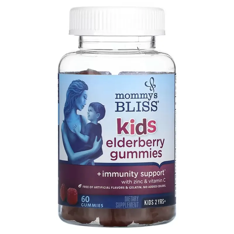 Kids, 2 Years+, Elderberry Gummies + Immunity Support, 60 Gummies