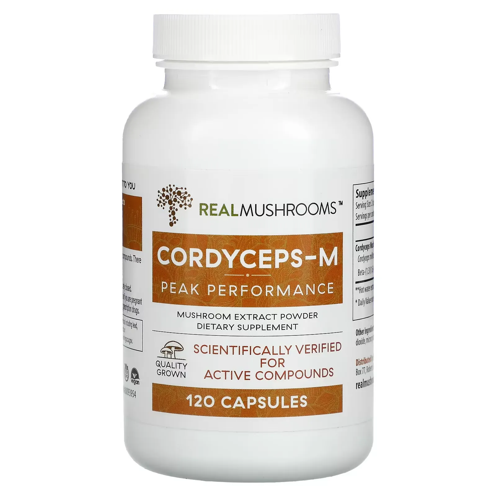 Cordycep-M, Peak Performance, 120 Capsules