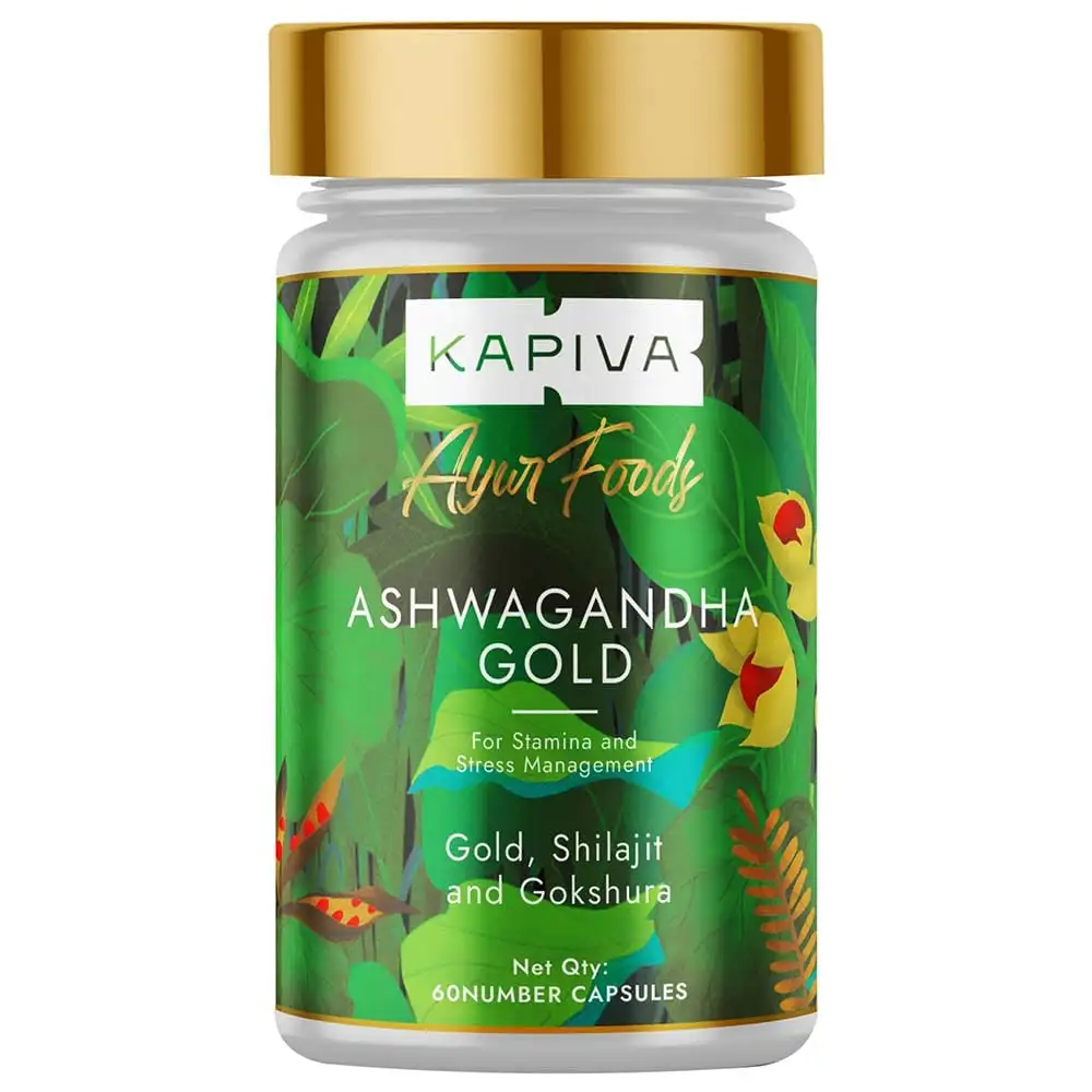 Kapiva Ashwagandha Gold,  60 capsules