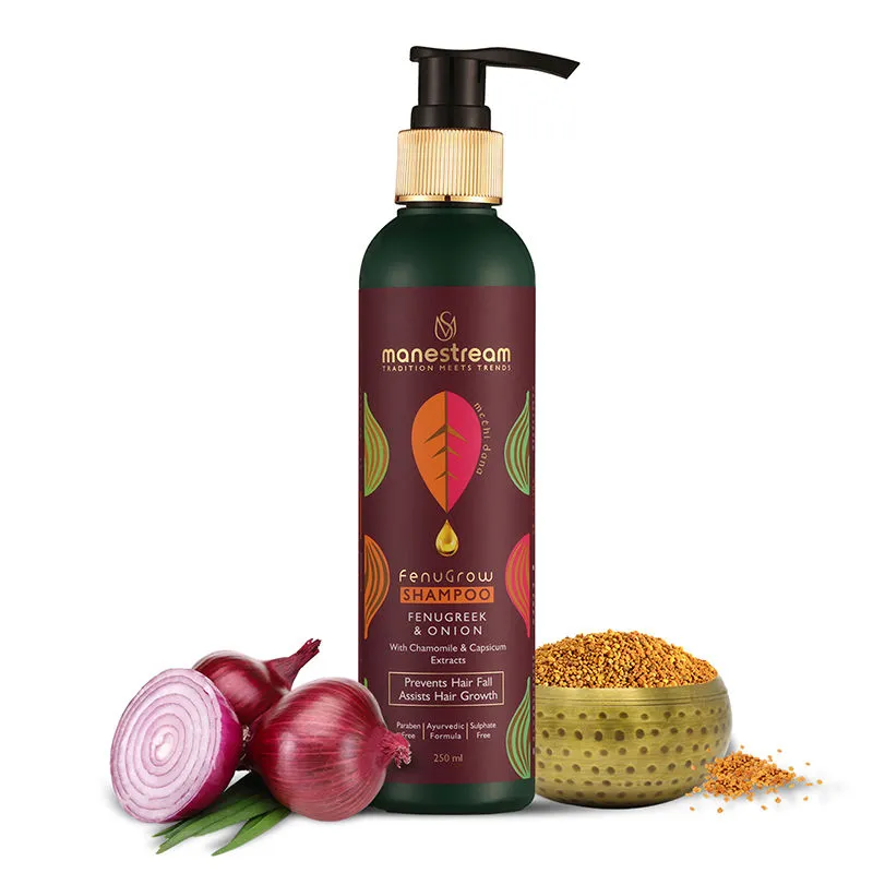 Manestream Fenugrow Onion & Fenugreek Shampoo