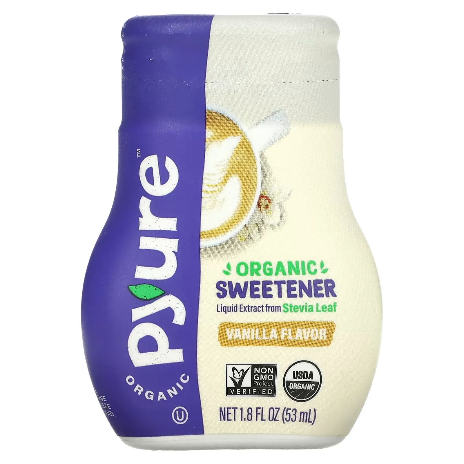 Organic Sweetener, Vanilla, 1.8 fl oz (53 ml)