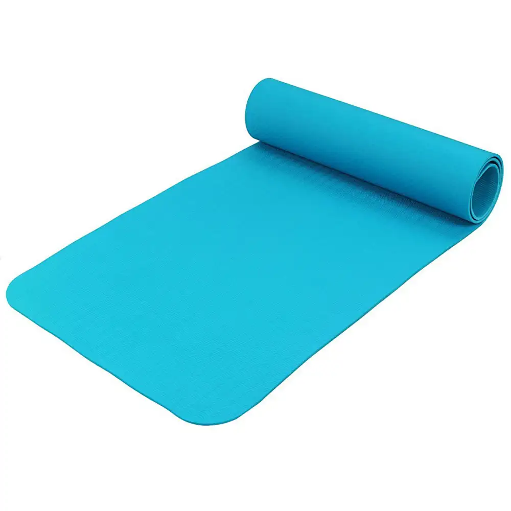 Strauss Premium PE Eco Friendly Gym Exercise Yoga Mat,  Blue  6 mm