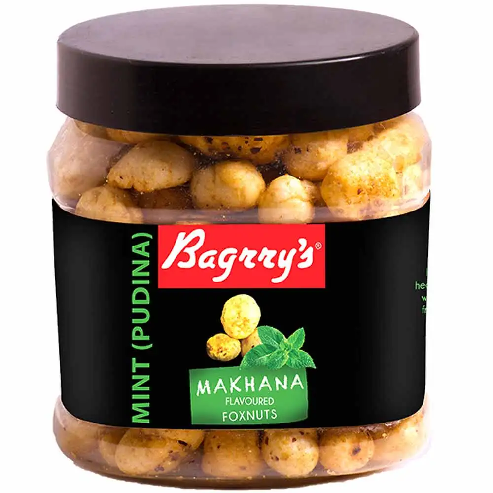 Bagrrys Makhana Flavoured Foxnuts,  Mint (Pudina)  100 g