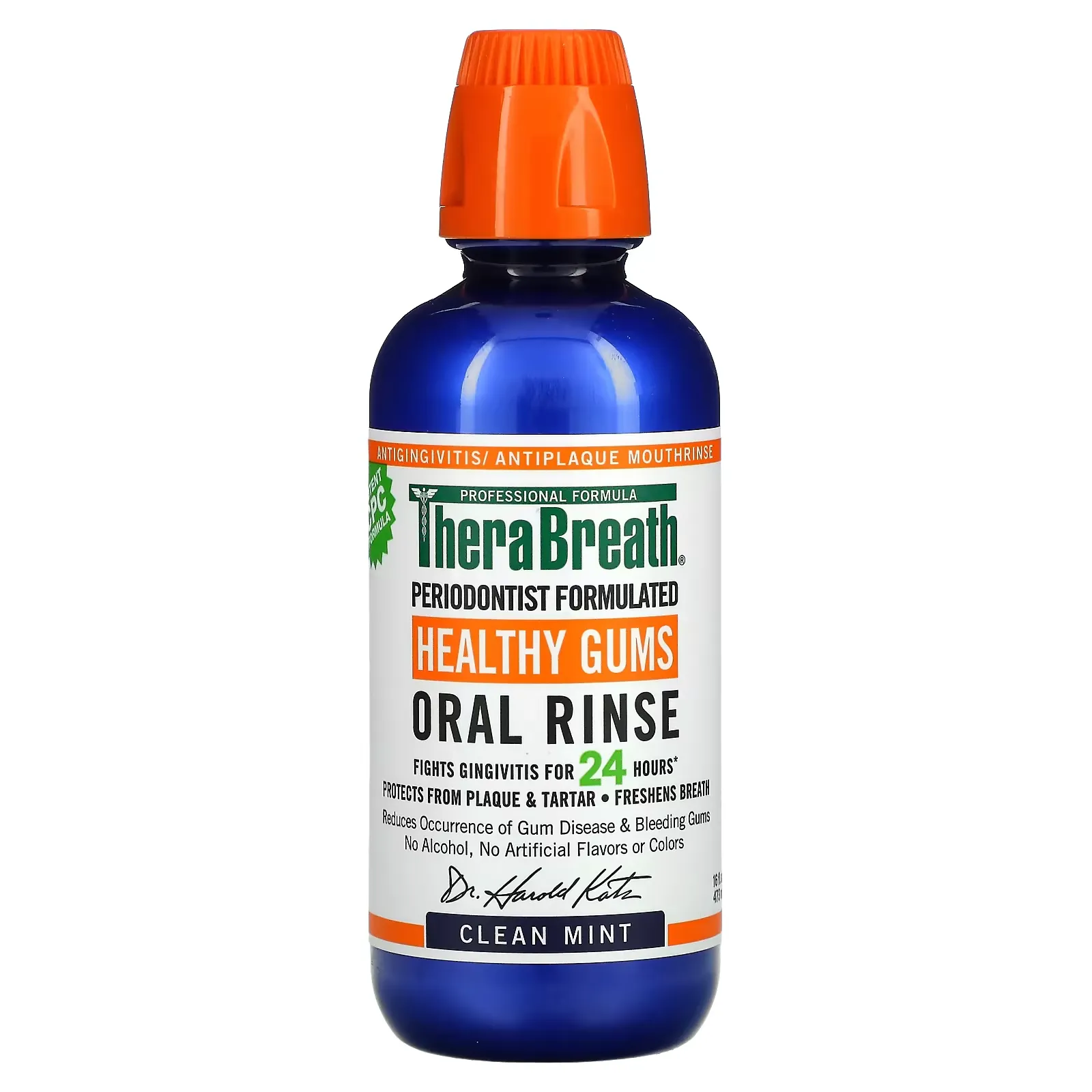 Healthy Gums Oral Rinse, Clean Mint, 16 fl oz (473 ml)