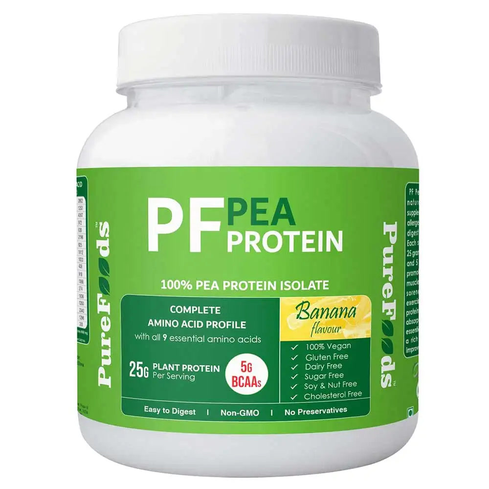 PureFoods PF Pea Protein,  1.76 lb  Banana