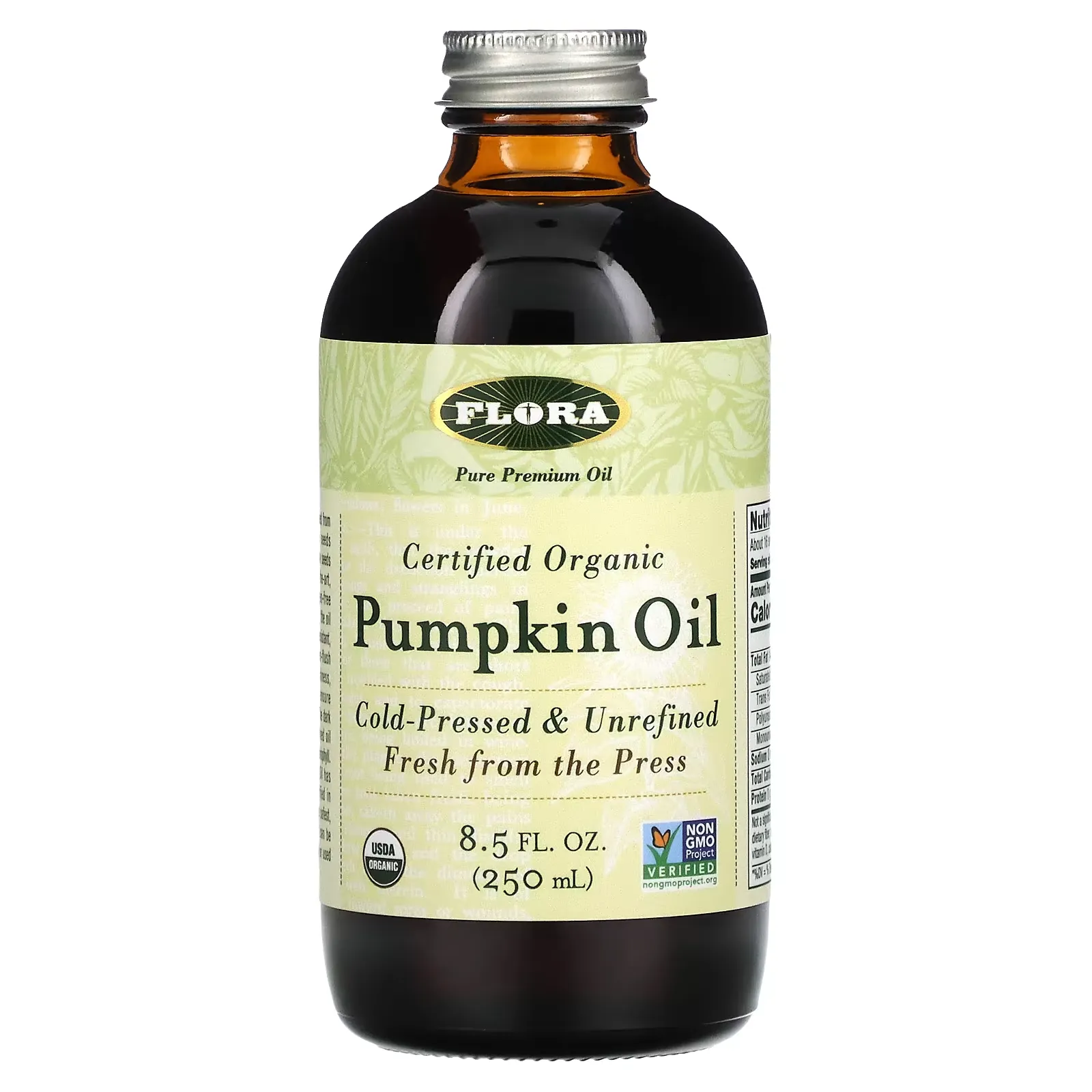 Certified Organic Pumpkin Oil, 8.5 fl oz (250 ml)