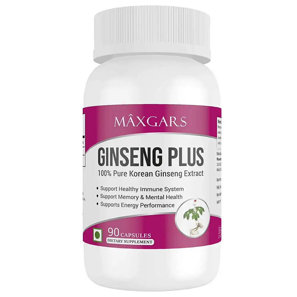 Maxgars Ginseng Plus,  90 capsules