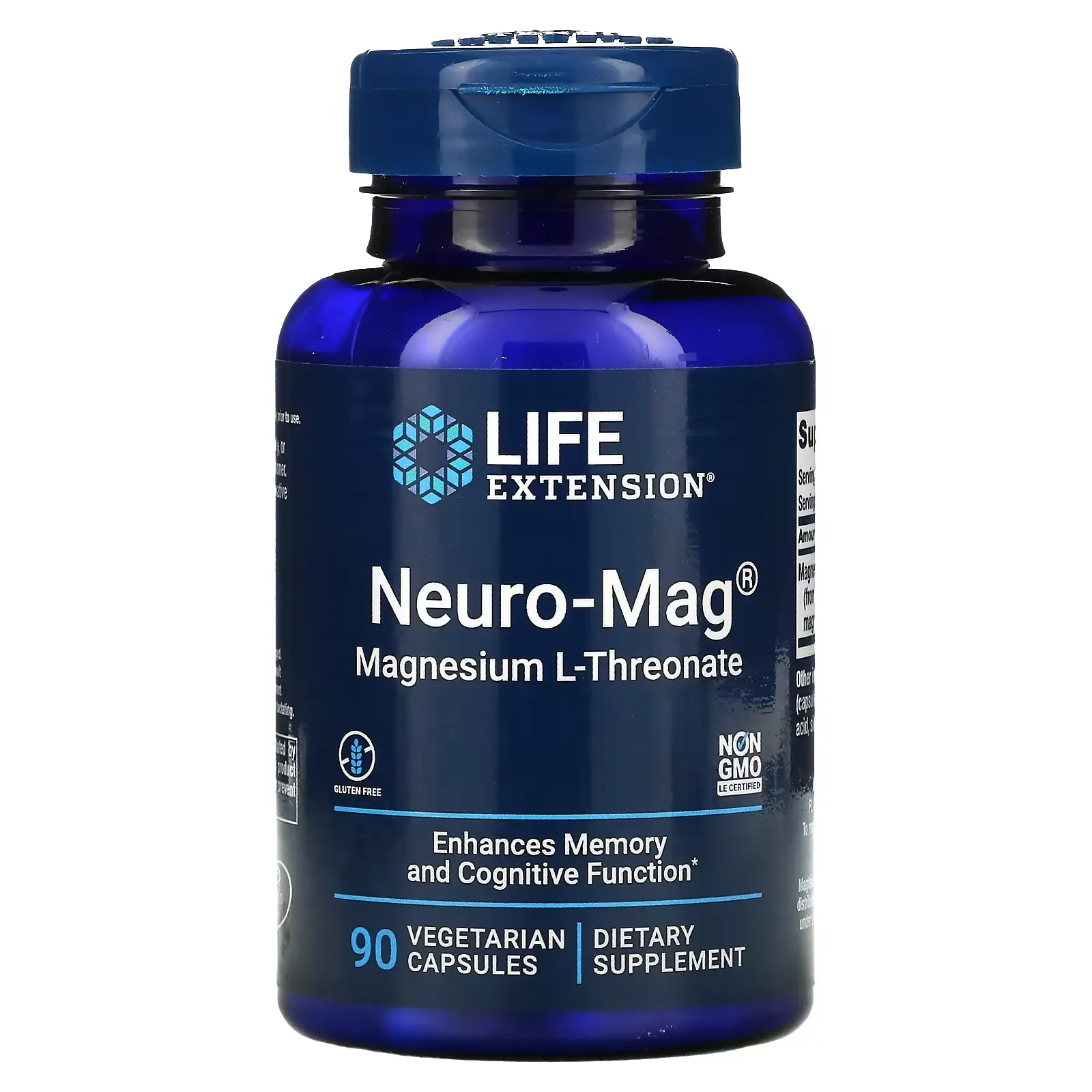 Neuro-Mag, Magnesium L-Threonate, 90 Vegetarian Capsules