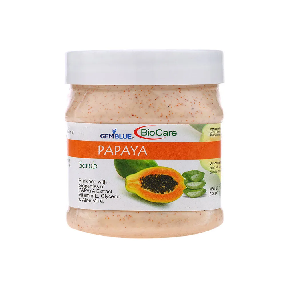 GEMBLUE BioCare Papaya Face and Body Scrub