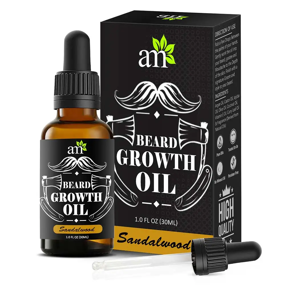 AromaMusk Beard Growth Oil,  30 ml  Sandalwood