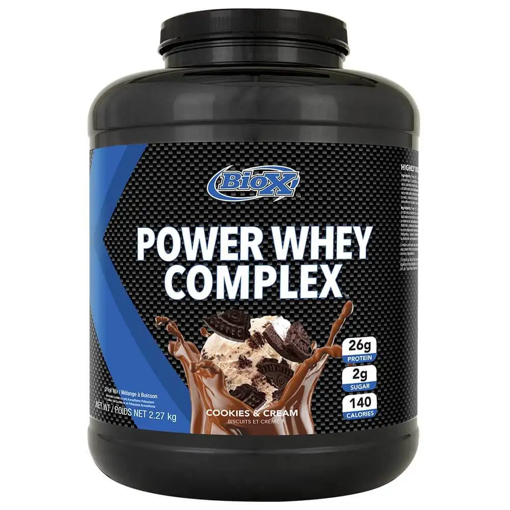 Biox Power Whey Complex,  5 lb  Cookies & Cream