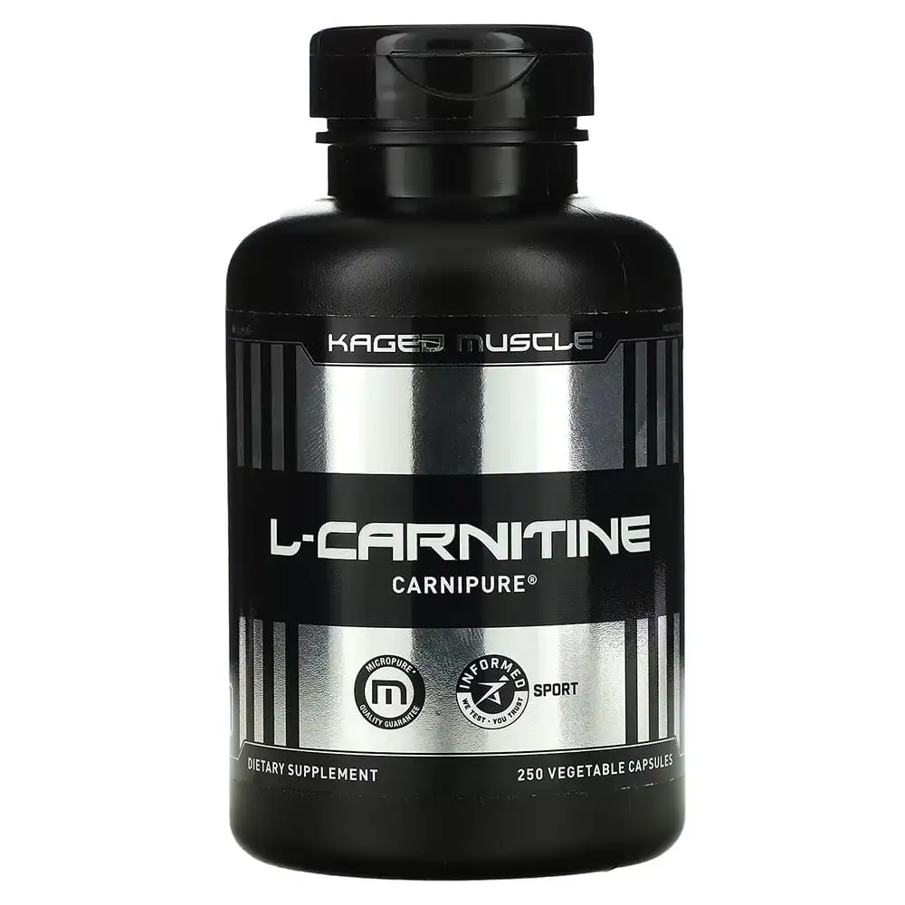 Kaged Muscle L-Carnitine,  250 capsules  Unflavoured