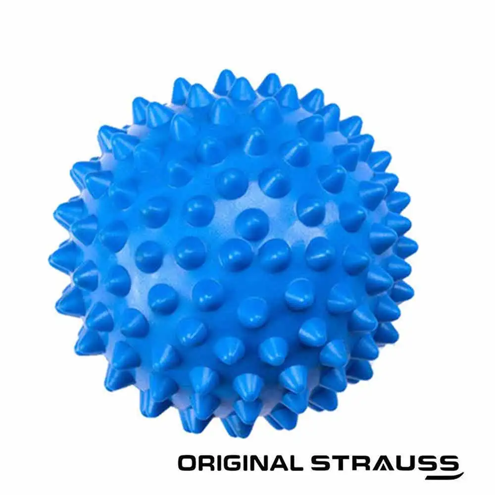 Strauss Acupressure Massage Ball 3.5 inch,  Blue