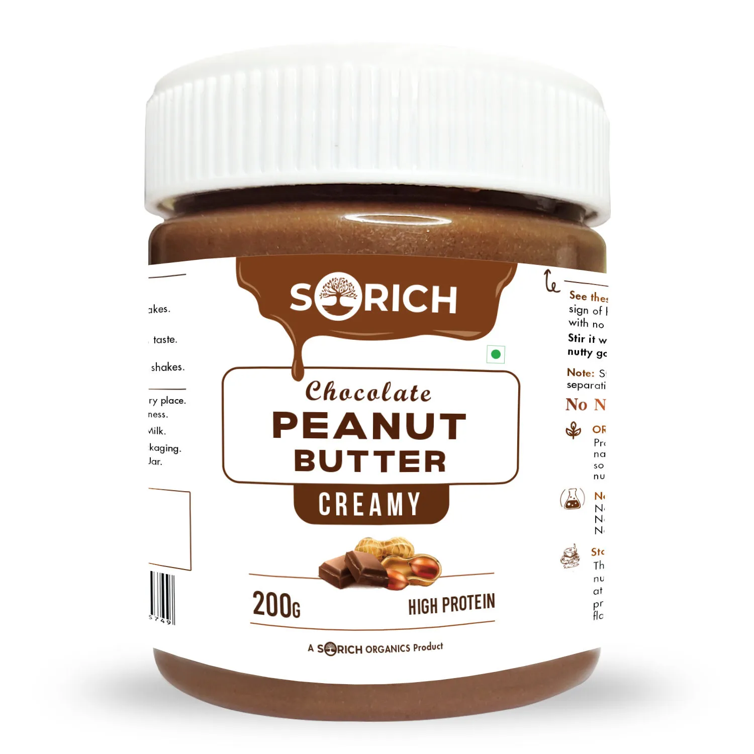 Sorich Organics Chocolate Peanut Butter Creamy