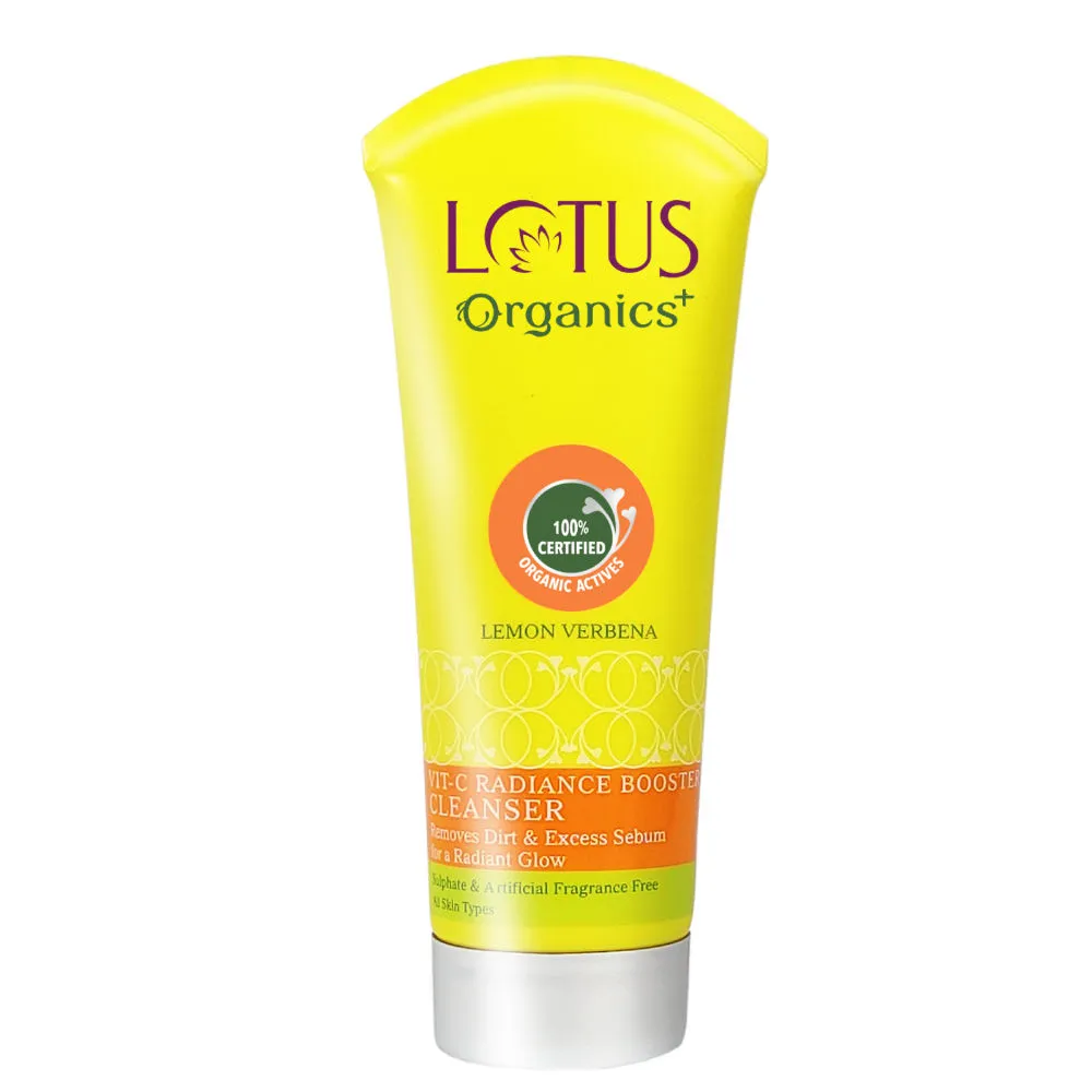 Lotus Organics Vit-C Radiance Booster Cleanser - Lemon Verbena