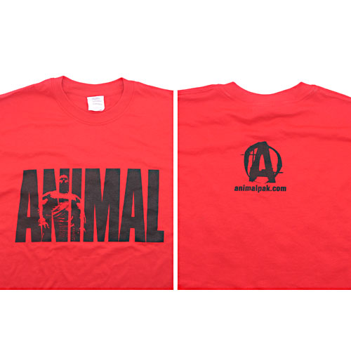 Universal Nutrition Red Animal T-Shirt Medium