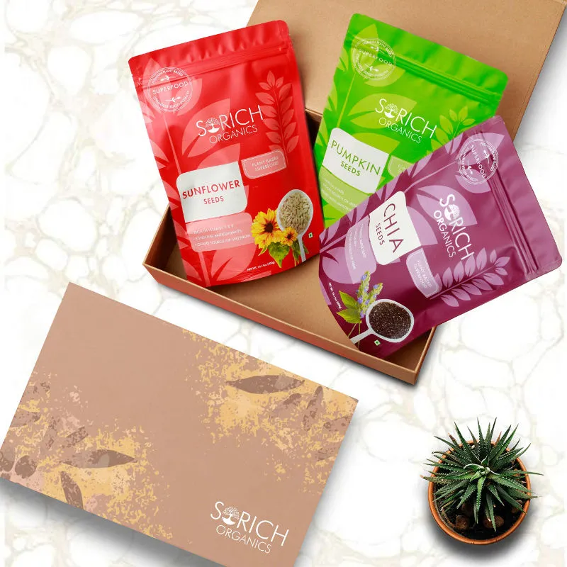 Sorich Organics Chia, Pumpkin And Sunflower Gift Combo