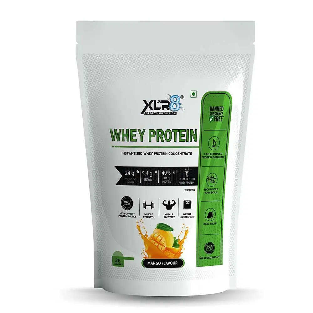 XLR8 Flavoured Whey Protein 24 g Protein,  2 lb  Mango