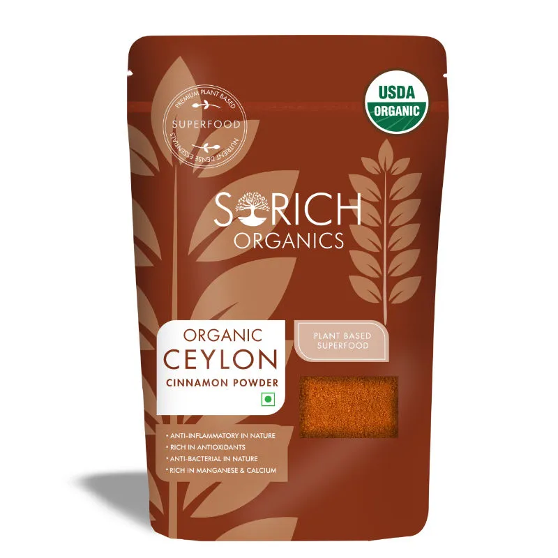 Sorich Organics Sri Lankan Ceylon Cinnamon Powder