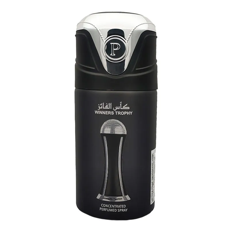 Lattafa Pride Winners Trophy Silver Deodorant Spray