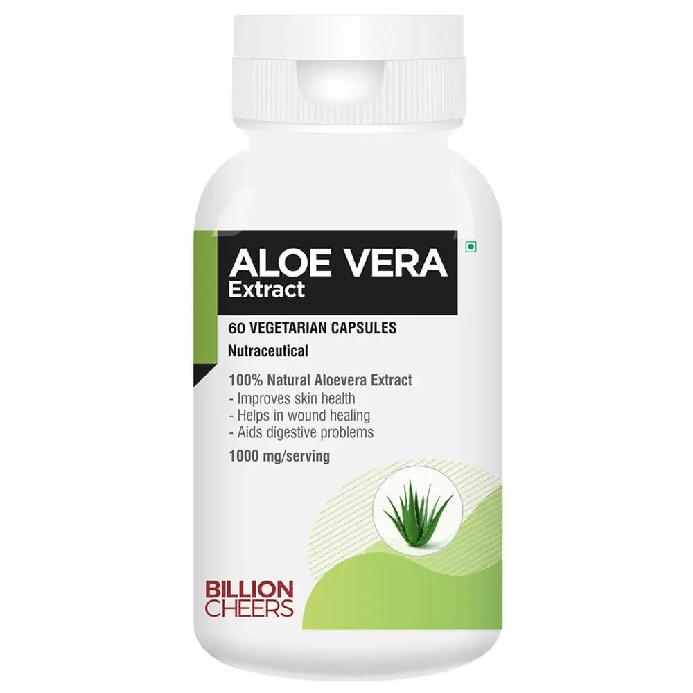 Billion Cheers Aloe Vera Extract,  60 capsules