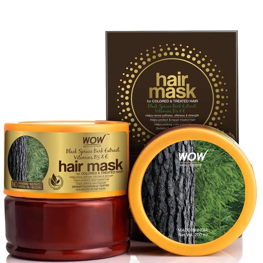 WOW Skin Science Hair Mask,  200 ml  for Colored & Treated Hair