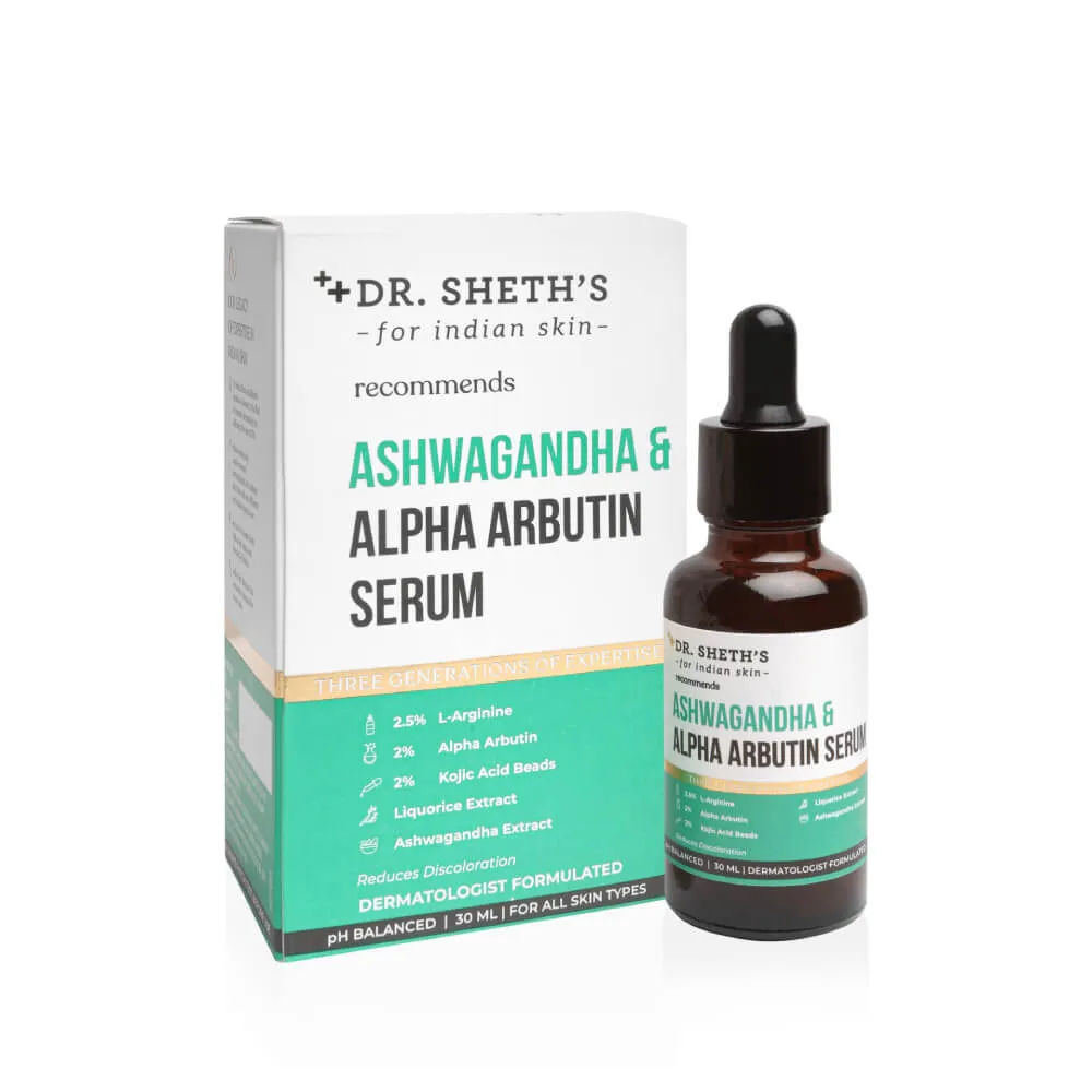 Dr. Sheth's Ashwagandha & Alpha Arbutin Serum