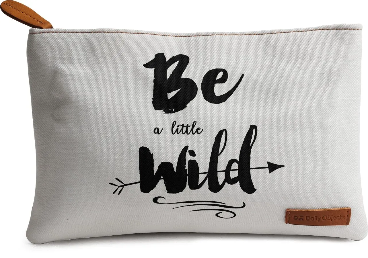 DailyObjects Be A Little Wild Carry-All Pouch Medium