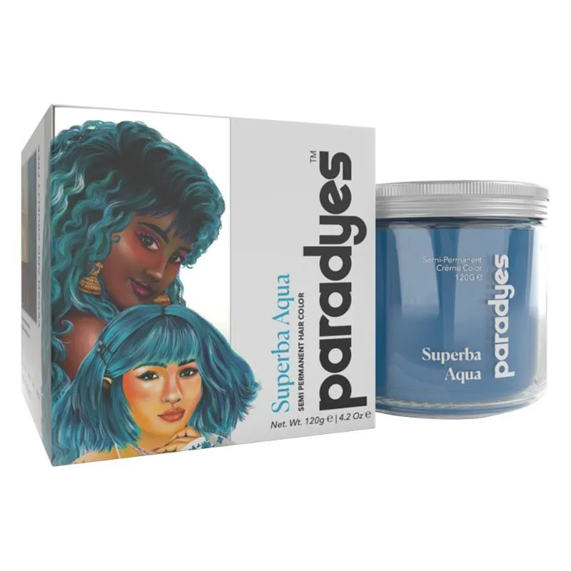 Paradyes Hair Color Jar - Superba Aqua