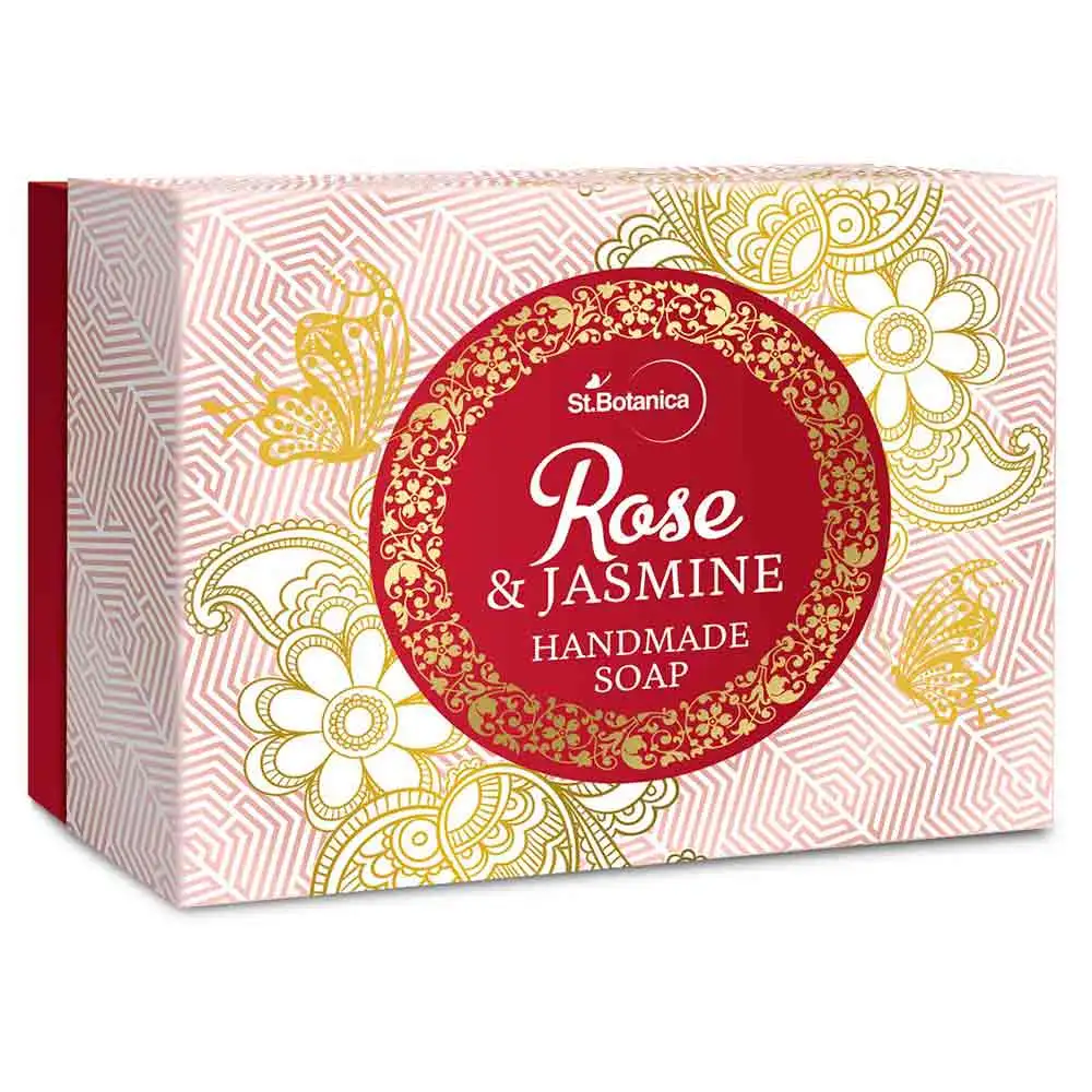 St.Botanica Handmade Luxury Soap,  125 g  Rose & Jasmine