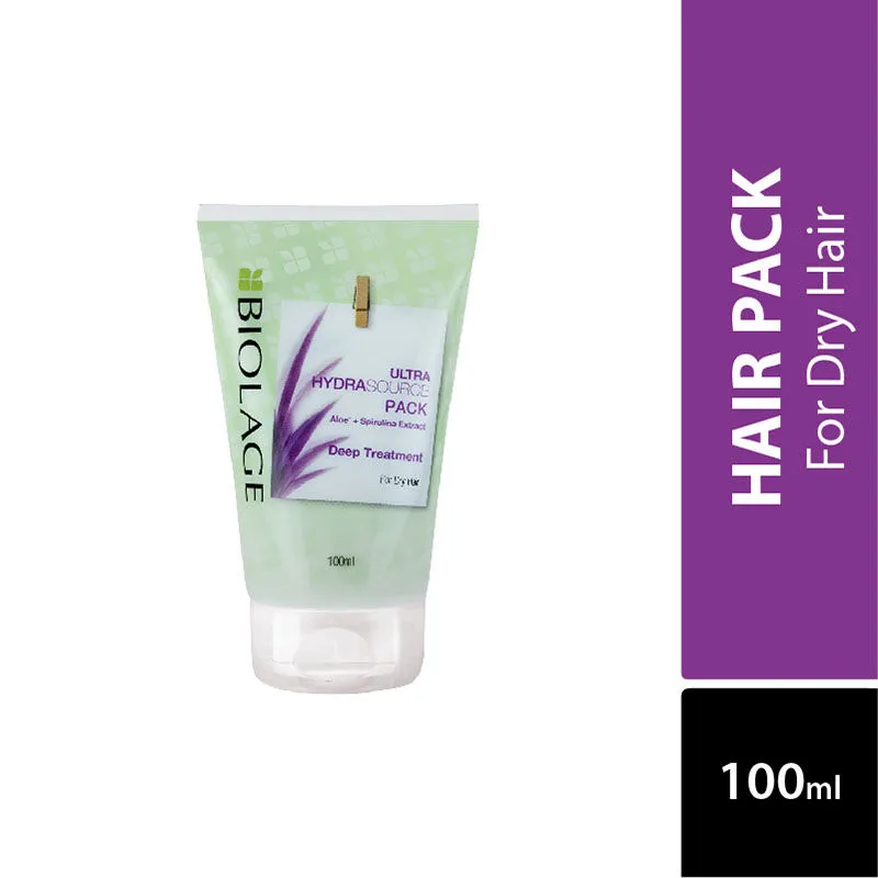 Matrix Biolage Ultra HydraSource Deep Treatment Pack for Dry Hair- Multi-Use Hair Mask- Paraben Free