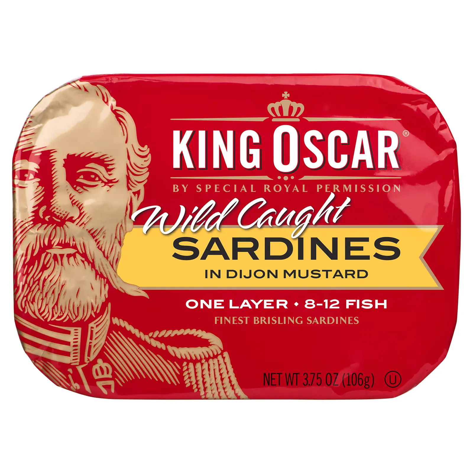 Wild Caught Sardines In Dijon Mustard, 3.75 oz (106 g)