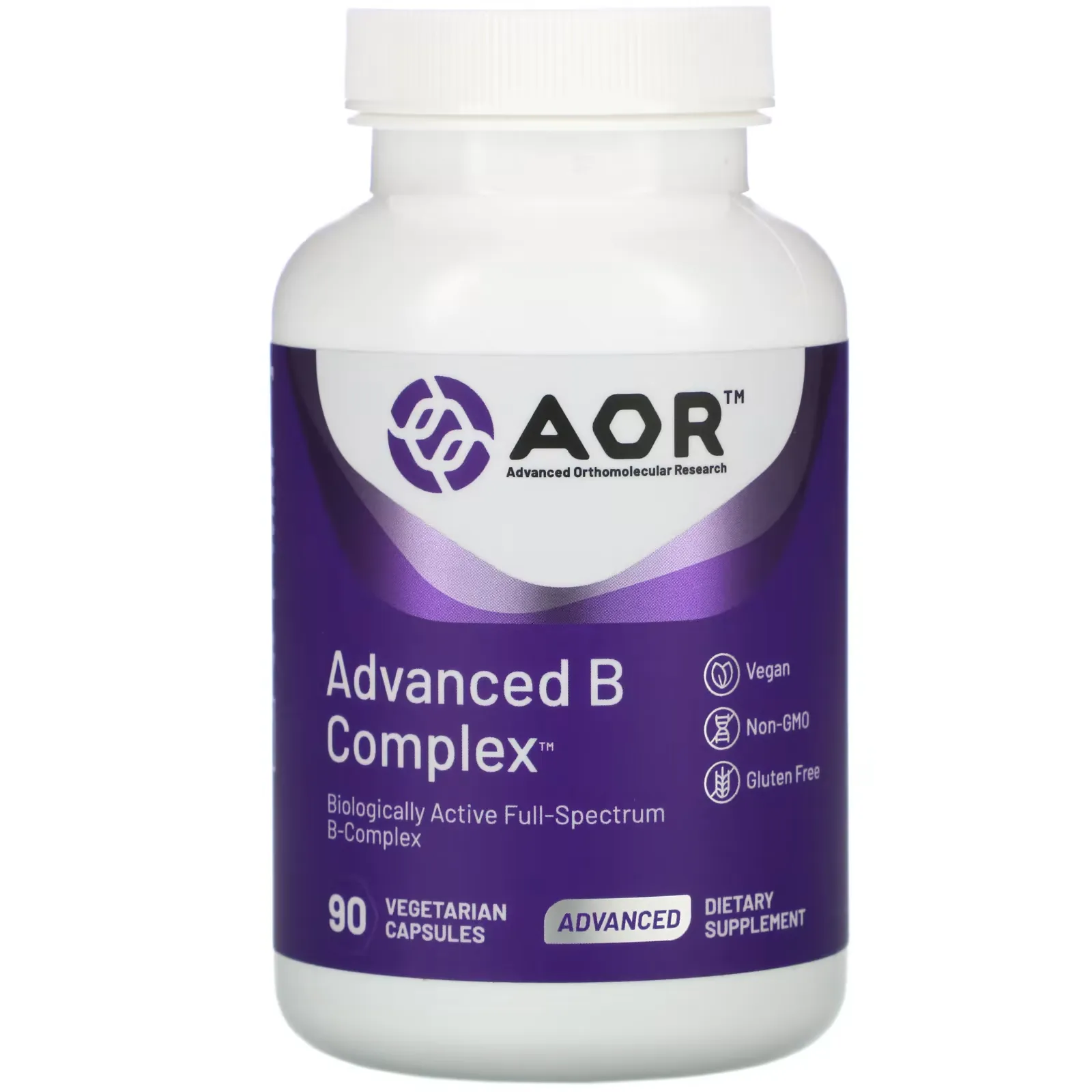 Advanced B Complex, 90 Vegetarian Capsules