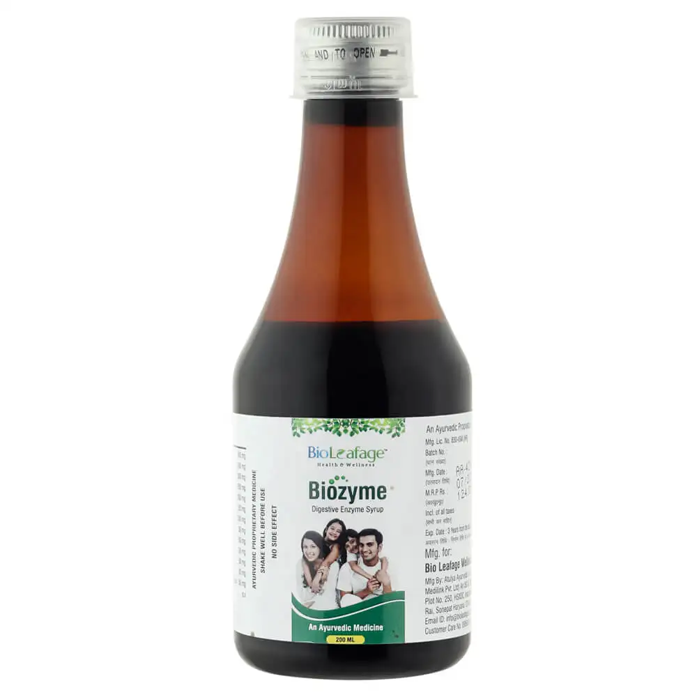 Bio Leafage Bizyme Digestive Enzyme Syrup,  200 ml