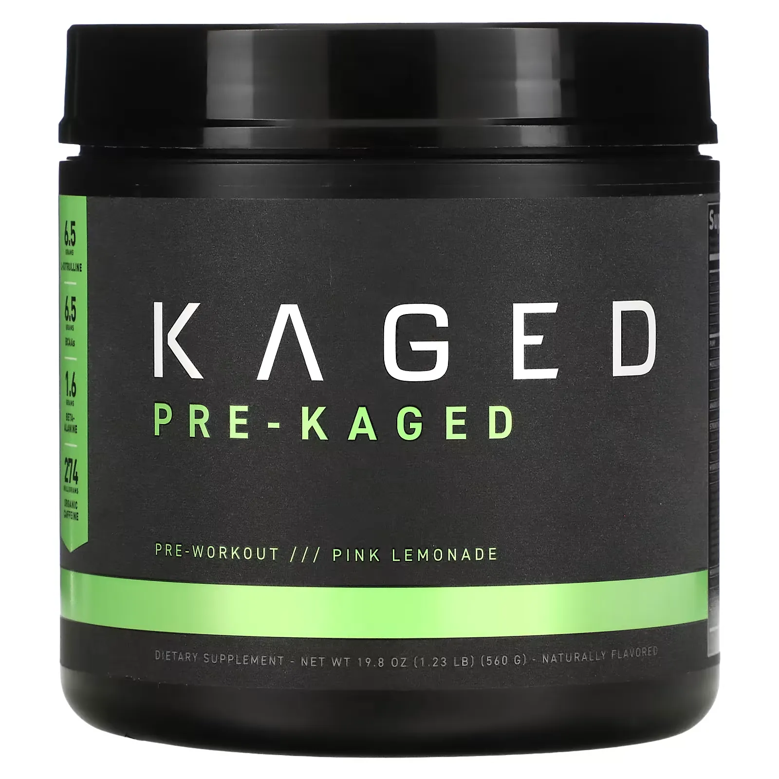 PRE-KAGED, Pre-Workout, Pink Lemonade,  1.23 lb (560 g)