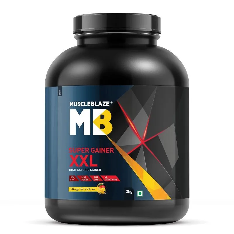 MuscleBlaze Super Gainer Xxl - Mango Burst