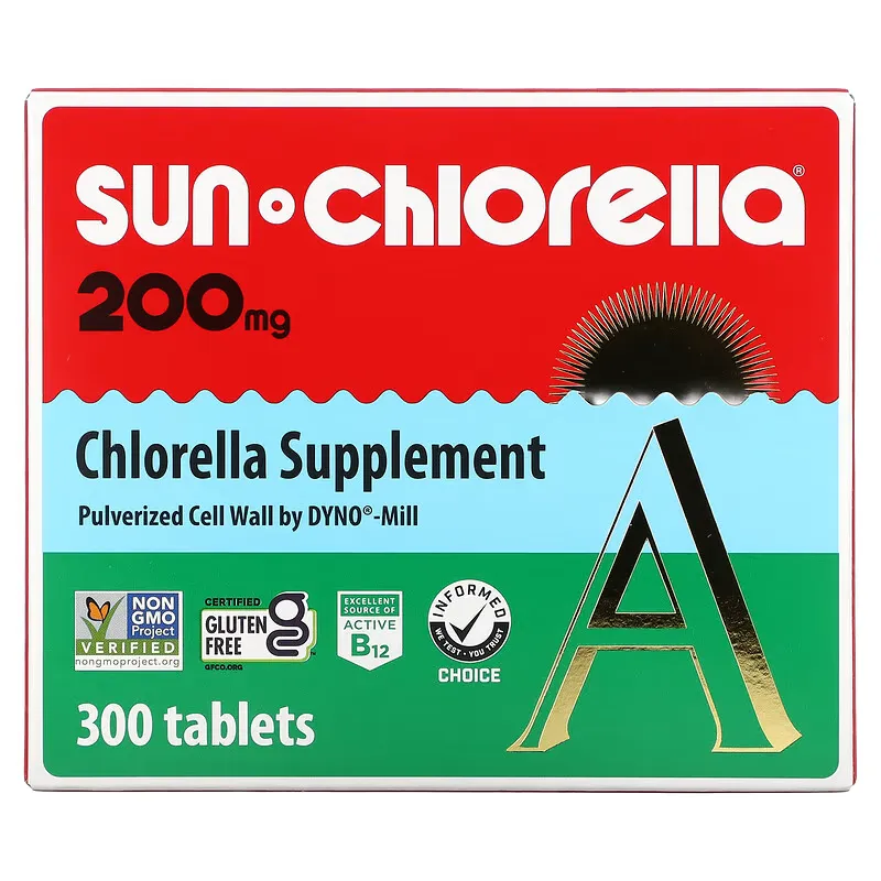 Chlorella Supplement, 200 mg, 300 Tablets