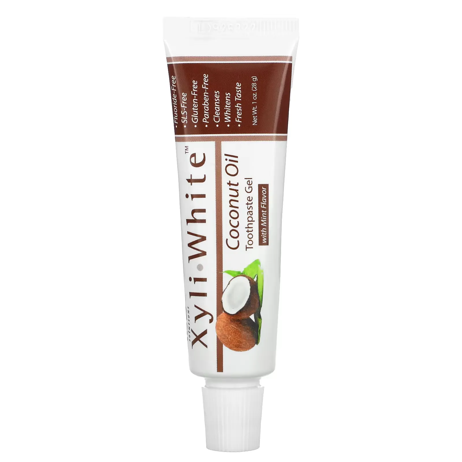 Solutions, XyliWhite, Toothpaste Gel, Coconut Oil, Mint Flavor, 1 oz (28 g)