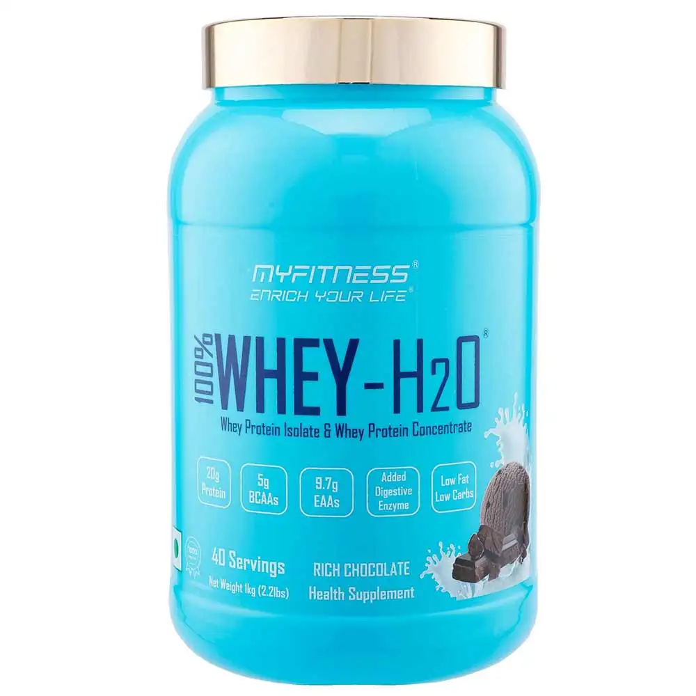 Myfitness 100% WHEY-H2O Protein Isolate,  2.2 lb  Rich Chocolate