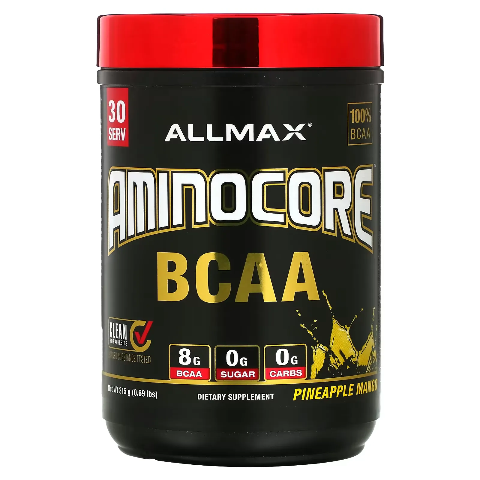 AMINOCORE BCAA, Pineapple Mango, 0.69 lb (315 g)